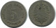 5 PFENNIG 1875 A GERMANY Coin #DB136.U.A - 5 Pfennig