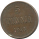 5 PENNIA 1916 FINLAND Coin RUSSIA EMPIRE #AB215.5.U.A - Finlandia