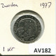 1 KRONA 1977 SWEDEN Coin #AV182.U.A - Suecia
