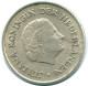 1/4 GULDEN 1965 NETHERLANDS ANTILLES SILVER Colonial Coin #NL11397.4.U.A - Netherlands Antilles