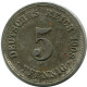 5 PFENNIG 1908 A GERMANY Coin #DB198.U.A - 5 Pfennig