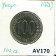 100 DINARA 1987 YUGOSLAVIA Moneda #AV170.E.A - Yugoslavia