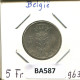 5 FRANCS 1962 DUTCH Text BELGIEN BELGIUM Münze #BA587.D.A - 5 Frank