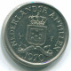 10 CENTS 1970 ANTILLES NÉERLANDAISES Nickel Colonial Pièce #S13343.F.A - Antille Olandesi
