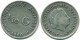 1/10 GULDEN 1960 NIEDERLÄNDISCHE ANTILLEN SILBER Koloniale Münze #NL12289.3.D.A - Niederländische Antillen