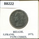 5 FRANCS 1972 DUTCH Text BELGIQUE BELGIUM Pièce #BB222.F.A - 5 Francs
