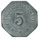 5 PFENNIG LICHTENFELS NOTGELD DEUTSCHLAND Münze GERMANY #DE10499.6.D.A - 5 Rentenpfennig & 5 Reichspfennig