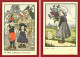 Illust-2062Ph97 Série De 5 Cpa De HANSI, Le Printemps, Yerri, Gretel,gosses, Lorraine, Cpa BE - Hansi
