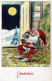 PAPÁ NOEL NAVIDAD Fiesta Vintage Tarjeta Postal CPSMPF #PAJ448.A - Santa Claus