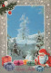 BABBO NATALE Buon Anno Natale Vintage Cartolina CPSM #PAV679.A - Santa Claus