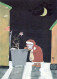 BABBO NATALE Buon Anno Natale Vintage Cartolina CPSM #PAU583.A - Santa Claus