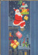 SANTA CLAUS Happy New Year Christmas Vintage Postcard CPSM #PAU551.A - Santa Claus