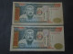 MONGOLIA, P 61, 10000 Tugrik , 1995 , EF + UNC , SUP + Neuf,  2 Notes - Mongolië