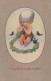 BAMBINO BAMBINO Scena S Paesaggios Vintage Cartolina CPSMPF #PKG641.A - Scènes & Paysages