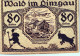 80 HELLER 1921 Stadt WALD IM PINZGAU Salzburg UNC Österreich Notgeld #PH442 - [11] Local Banknote Issues