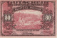 80 HELLER 1921 Stadt PRESSBAUM Niedrigeren Österreich Notgeld Banknote #PE375 - [11] Local Banknote Issues