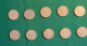 FRANCIA 2 Francs 10 Monete Anni Diversi   - 2 Francs
