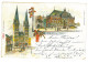 GER 52 - 16878 BREMEN, Litho, Germany - Old Postcard - Used - 1899 - Bremen