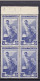 ITALIA ,REPUBBLICA  - QUARTINA - Italia Al Lavoro - 50 C. - Val D'Aosta, La Fucina  (14) - 1946-60: Mint/hinged