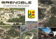 GRENOBLE FORTIFICATIONS FORT RABOT Telepherique De La Bastille 28(scan Recto-verso) MA1351 - Grenoble
