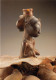 LUBA ZAIRE Statuette  Surmontant Une Calebasse Bois Peau Conus Coquilles D Escargot 24(scan Recto-verso) MA1373 - Autres & Non Classés