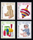 PRO/J. 1986 DE COLLECTION SERIE TIMBRES NEUFS C/.S.B.K. Nr:J298/301. Y&TELLIER Nr:1260/63. MICHEL Nr:1331/34. - Nuevos