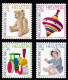 PRO/J. 1986 DE COLLECTION SERIE TIMBRES NEUFS C/.S.B.K. Nr:J298/301. Y&TELLIER Nr:1260/63. MICHEL Nr:1331/34. - Nuevos