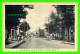 ST-GABRIEL DE BRANDON, QUÉBEC - RUE BEAUSOLEIL - ANIMÉES DE PERSONNAGES -  CIRCULÉE EN 1942 - PHOTO TEX - - Autres & Non Classés