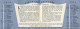 LOTERIE NATIONALE. Calendrier Juin 1952 - Loterijbiljetten