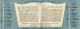 LOTERIE NATIONALE. Calendrier Mars 1952 - Billets De Loterie