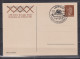 Dt.Reich MiNo. PP 152C1 SSt Leipzig 1941 " 30 Jahre Gruppe Süd/Werbeschau Am 5.Oktober 1941 "(alte Schrift Gebalkt) - Private Postal Stationery