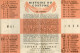 LOTERIE NATIONALE. Calendrier Mai 1950 - Lottery Tickets