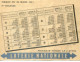 LOTERIE NATIONALE. Calendrier Avril 1947 - Billetes De Lotería