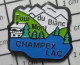 1618A Pin's Pins / Beau Et Rare : VILLES / CHAMPEX LAC TOUR DU MONT BLANC - Cities