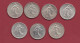 Delcampe - 15 Pièces De 1 Franc "Semeuse" --Argent --1898-1901-02-04-05-09-10-12-13-14-16-17-18-19-20 Dans L 'état - 1 Franc