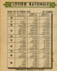 LOTERIE NATIONALE. Calendrier Mars 1948 - Lotterielose