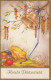EASTER CHICKEN EGG Vintage Postcard CPA #PKE434.GB - Easter