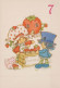 HAPPY BIRTHDAY 7 Year Old GIRL Children Vintage Postcard CPSM Unposted #PBU053.GB - Birthday