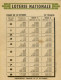 LOTERIE NATIONALE. Calendrier Octobre 1948 - Loterijbiljetten