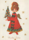 ANGEL CHRISTMAS Holidays Vintage Postcard CPSM #PAJ278.GB - Anges