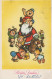 SANTA CLAUS CHRISTMAS Holidays Vintage Postcard CPSMPF #PAJ467.GB - Santa Claus