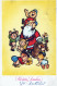 SANTA CLAUS CHRISTMAS Holidays Vintage Postcard CPSMPF #PAJ467.GB - Santa Claus