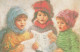 NIÑOS NIÑOS Escena S Paisajes Vintage Tarjeta Postal CPSMPF #PKG733.ES - Scènes & Paysages