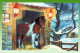 CABALLO Animales Vintage Tarjeta Postal CPA #PKE873.ES - Pferde