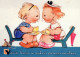 NIÑOS HUMOR Vintage Tarjeta Postal CPSM #PBV227.ES - Humorous Cards