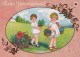 NIÑOS NIÑOS Escena S Paisajes Vintage Tarjeta Postal CPSM #PBU362.ES - Scènes & Paysages