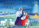 SANTOS Navidad Cristianismo Religión Vintage Tarjeta Postal CPSM #PBB977.ES - Saints