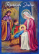 Virgen María Virgen Niño JESÚS Navidad Religión Vintage Tarjeta Postal CPSM #PBB780.ES - Vergine Maria E Madonne