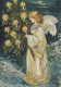 ANGEL Happy New Year Christmas LENTICULAR 3D Vintage Postcard CPSM #PAZ032.GB - Angels