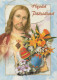 JÉSUS-CHRIST Christianisme Religion Vintage Carte Postale CPSM #PBP747.FR - Jesus